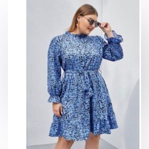 Dalmatian print dress